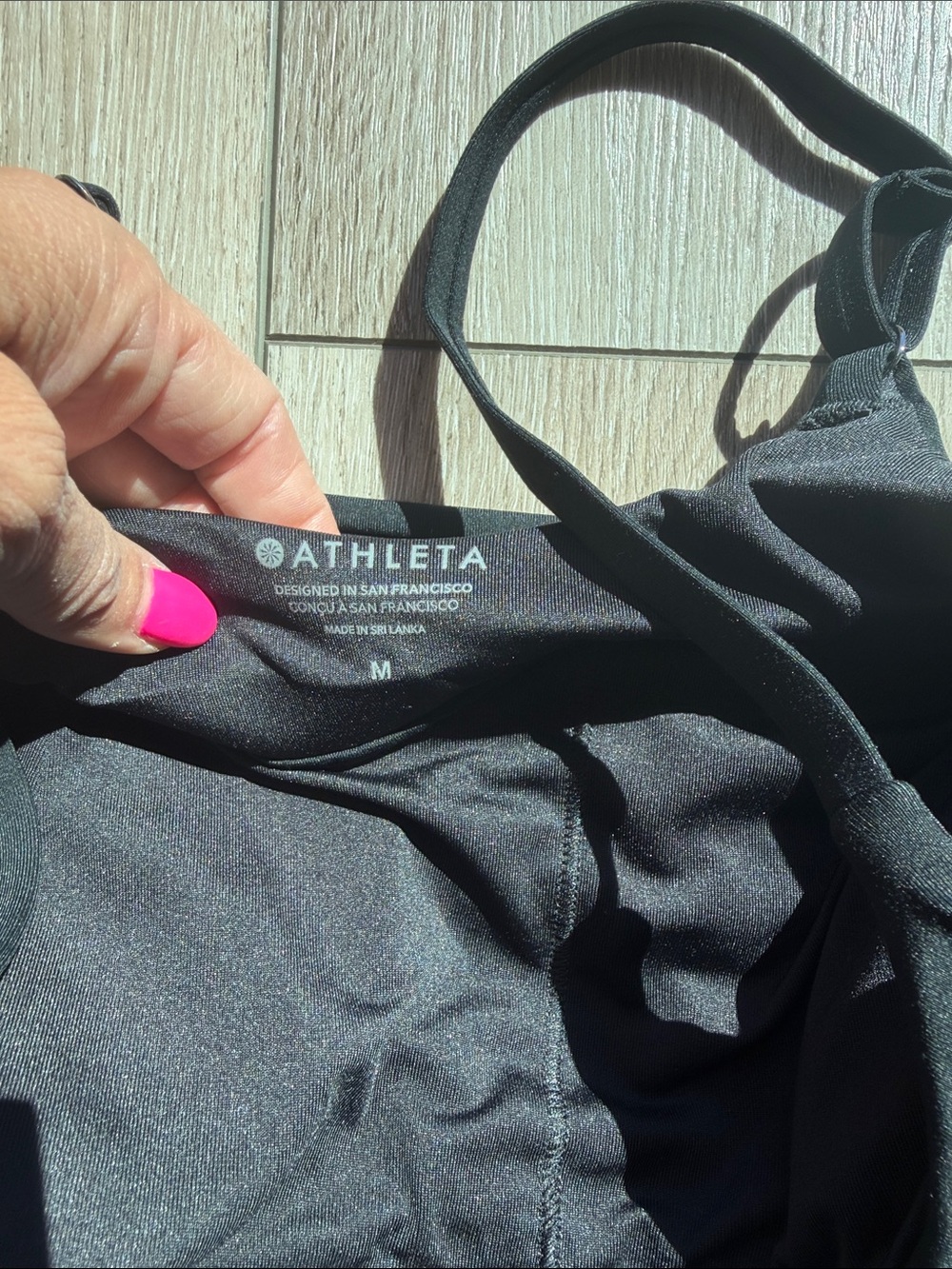 Athleta Black Supportive Brami and Drawstring Shorts Set - Picture 3 of 3